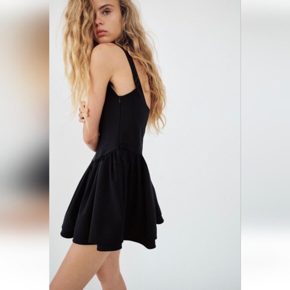 ZARA RUCHED CORSET DRESS - Picture 6 of 12